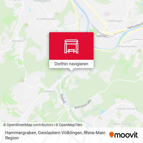 Hammergraben, Geislautern Völklingen Karte