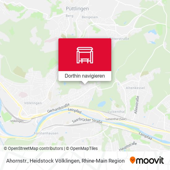 Ahornstr., Heidstock Völklingen Karte