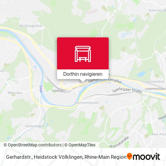 Gerhardstr., Heidstock Völklingen Karte