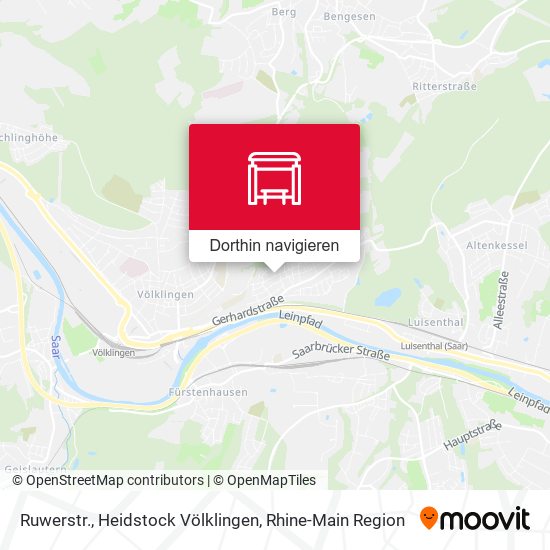 Ruwerstr., Heidstock Völklingen Karte