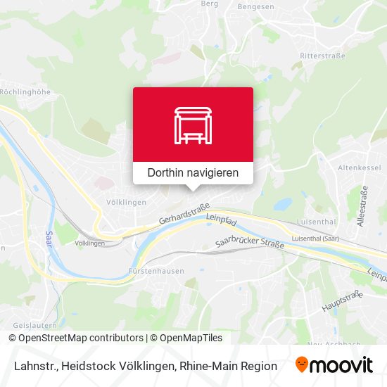 Lahnstr., Heidstock Völklingen Karte
