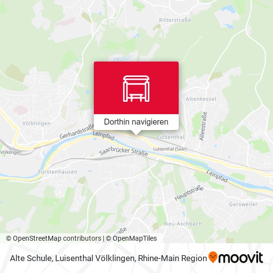 Alte Schule, Luisenthal Völklingen Karte