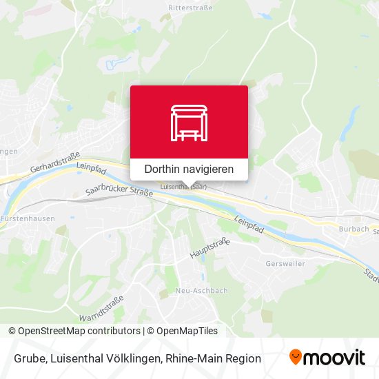 Grube, Luisenthal Völklingen Karte