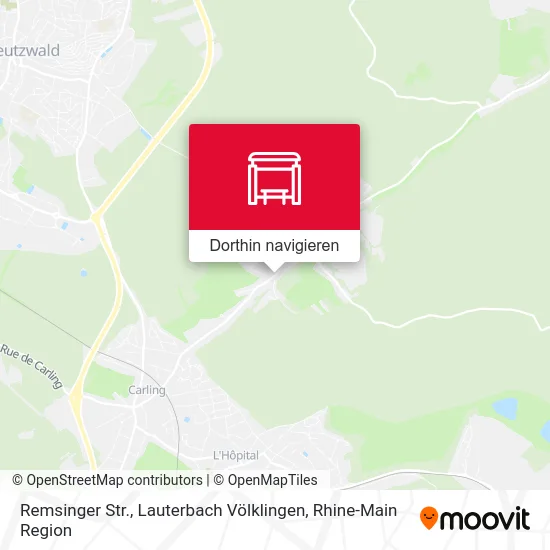 Remsinger Str., Lauterbach Völklingen Karte