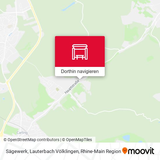 Sägewerk, Lauterbach Völklingen Karte