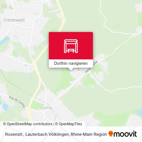 Rosenstr., Lauterbach Völklingen Karte
