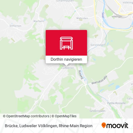 Brücke, Ludweiler Völklingen Karte