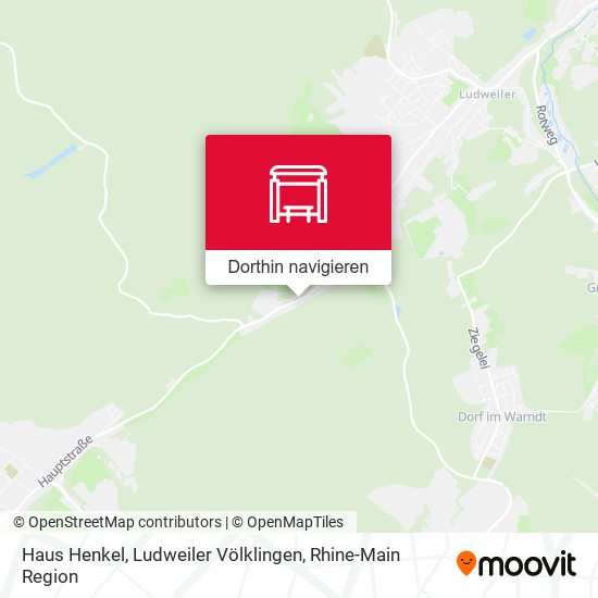 Haus Henkel, Ludweiler Völklingen Karte