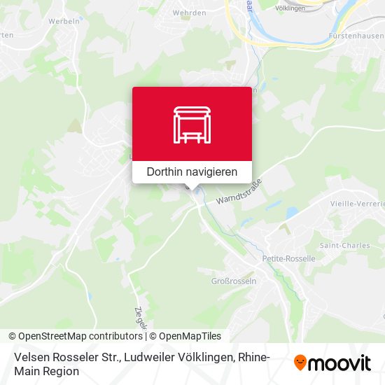 Velsen Rosseler Str., Ludweiler Völklingen Karte