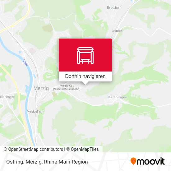 Ostring, Merzig Karte