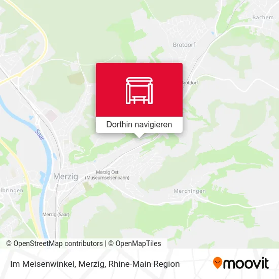Im Meisenwinkel, Merzig Karte