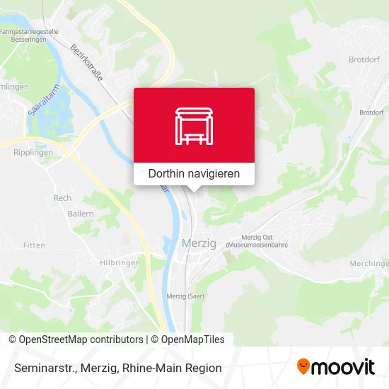Seminarstr., Merzig Karte