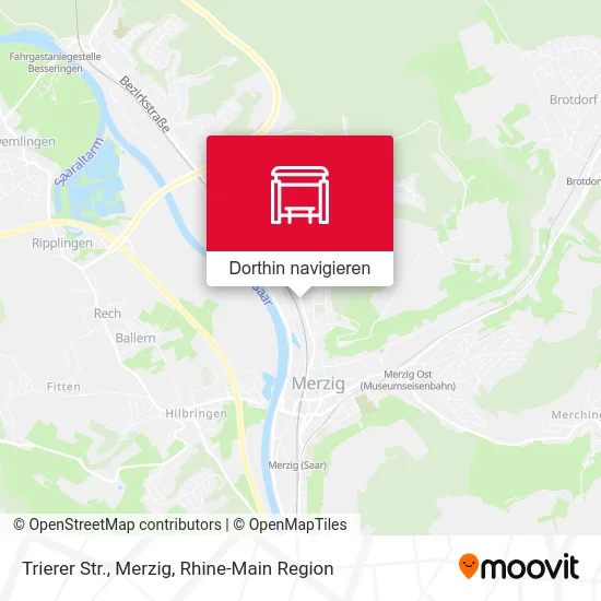 Trierer Str., Merzig Karte