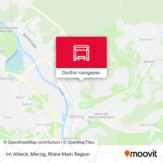 Im Alheck, Merzig Karte