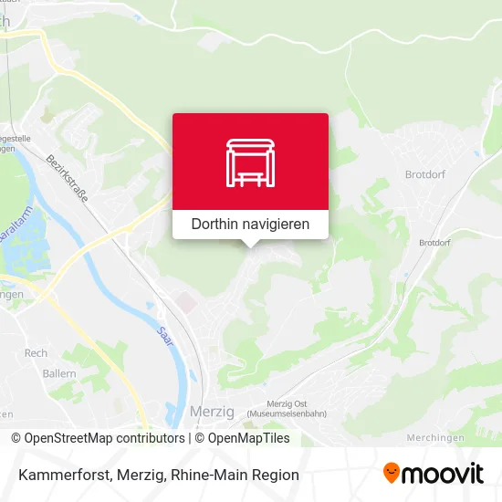Kammerforst, Merzig Karte