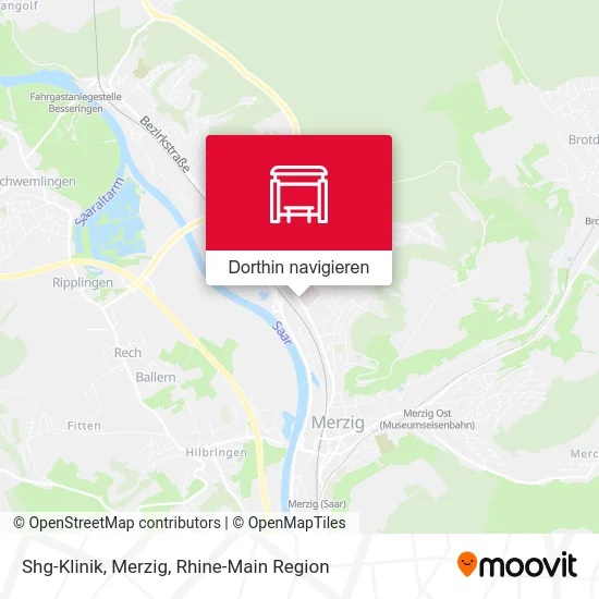 Shg-Klinik, Merzig Karte