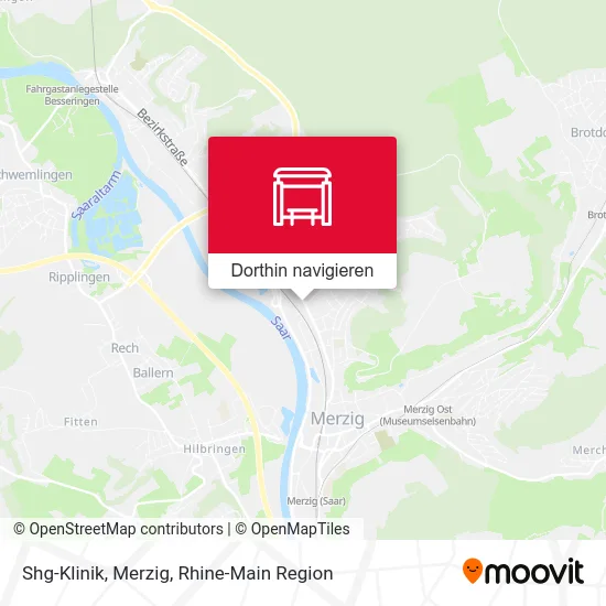 Shg-Klinik, Merzig Karte