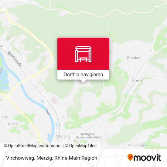 Virchowweg, Merzig Karte