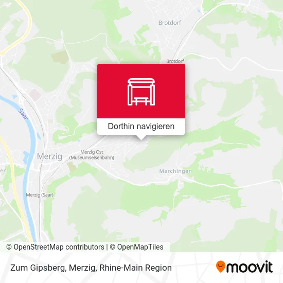 Zum Gipsberg, Merzig Karte