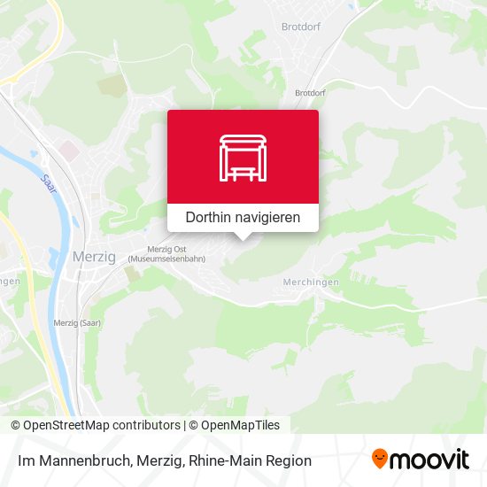 Im Mannenbruch, Merzig Karte