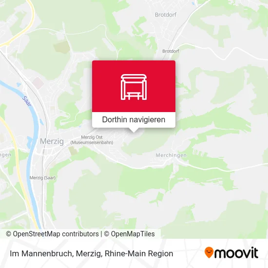 Im Mannenbruch, Merzig Karte