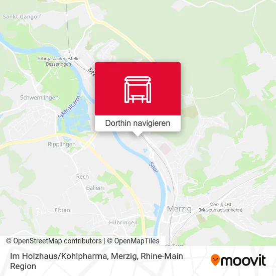 Im Holzhaus/Kohlpharma, Merzig Karte