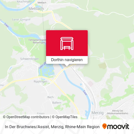 In Der Bruchwies / Assist, Merzig Karte