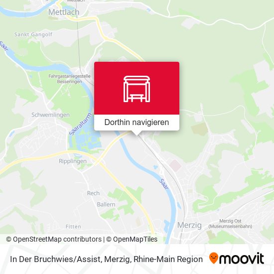 In Der Bruchwies / Assist, Merzig Karte