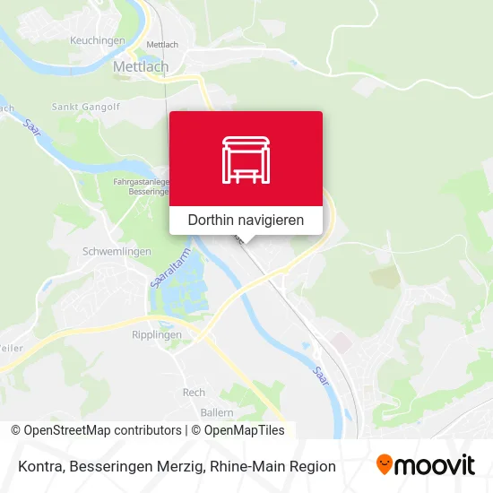 Kontra, Besseringen Merzig Karte