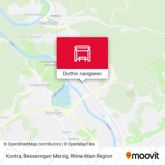 Kontra, Besseringen Merzig Karte