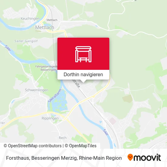 Forsthaus, Besseringen Merzig Karte