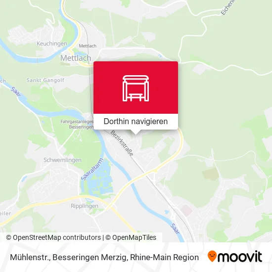 Mühlenstr., Besseringen Merzig Karte