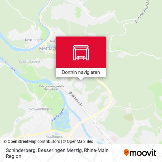 Schinderberg, Besseringen Merzig Karte