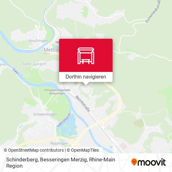 Schinderberg, Besseringen Merzig Karte