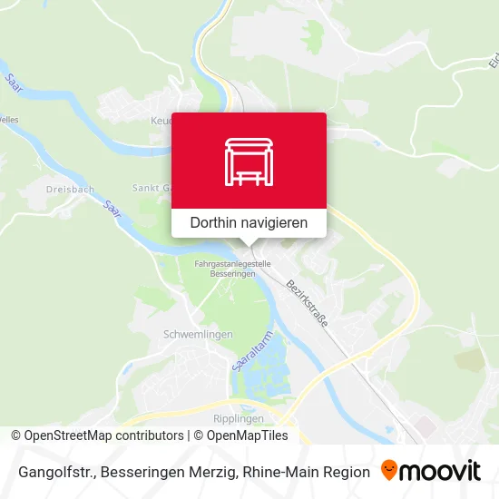 Gangolfstr., Besseringen Merzig Karte