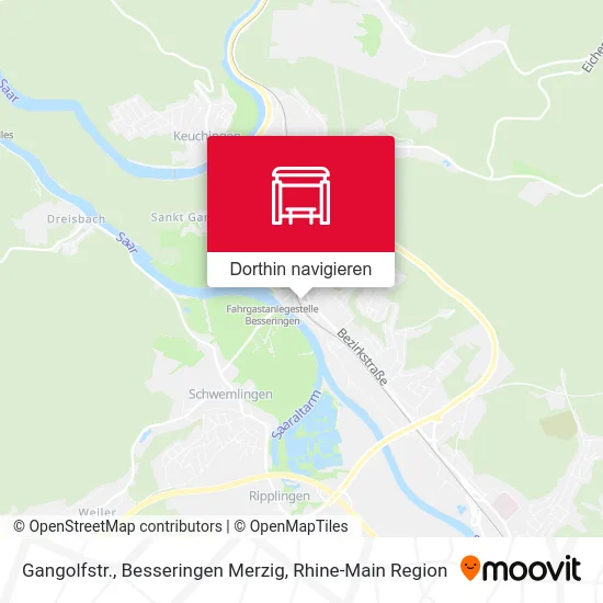 Gangolfstr., Besseringen Merzig Karte
