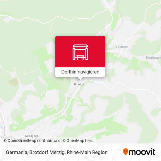 Germania, Brotdorf Merzig Karte