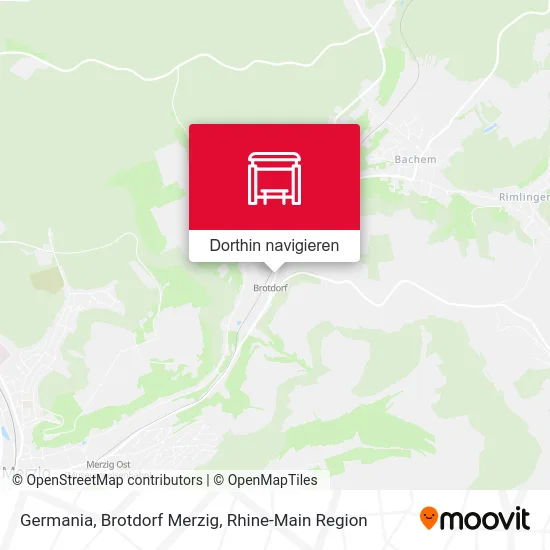 Germania, Brotdorf Merzig Karte