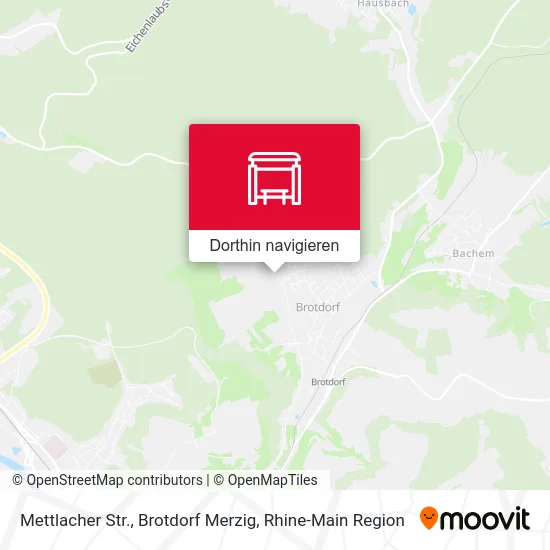 Mettlacher Str., Brotdorf Merzig Karte