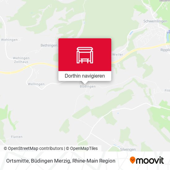 Ortsmitte, Büdingen Merzig Karte
