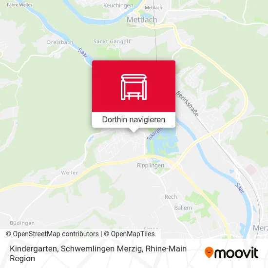 Kindergarten, Schwemlingen Merzig Karte