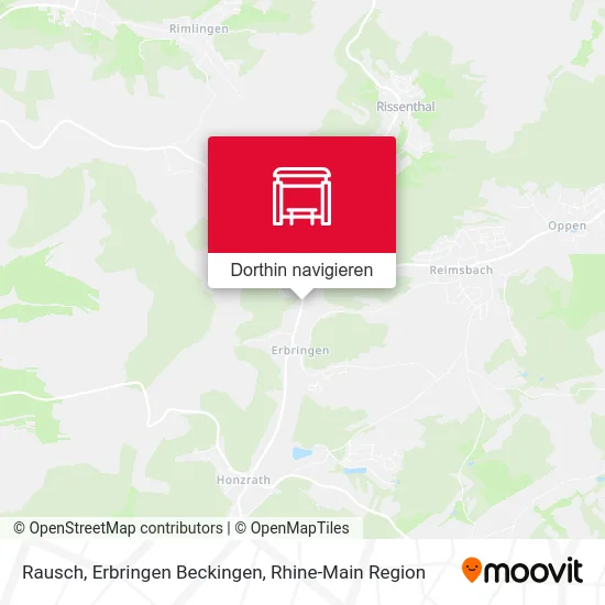 Rausch, Erbringen Beckingen Karte