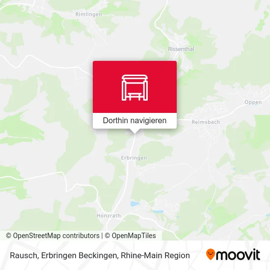 Rausch, Erbringen Beckingen Karte