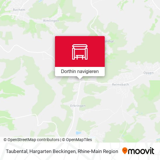Taubental, Hargarten Beckingen Karte