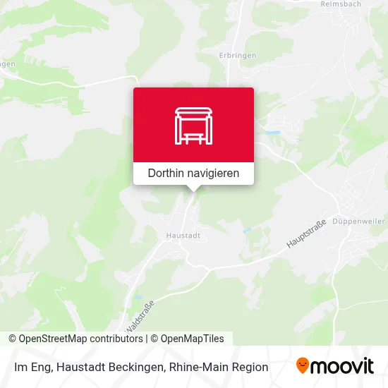 Im Eng, Haustadt Beckingen Karte