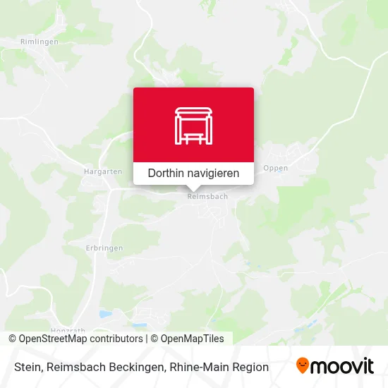 Stein, Reimsbach Beckingen Karte