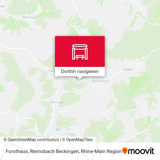 Forsthaus, Reimsbach Beckingen Karte