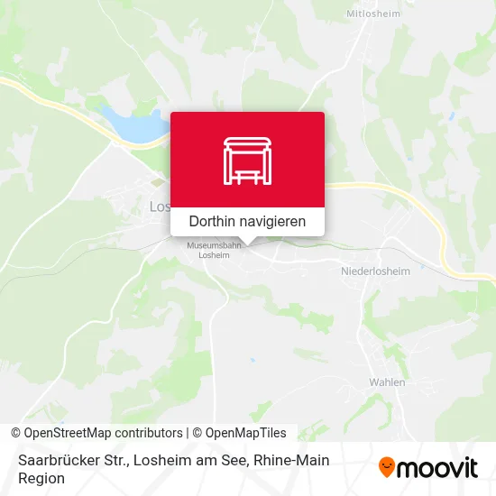 Saarbrücker Str., Losheim am See Karte