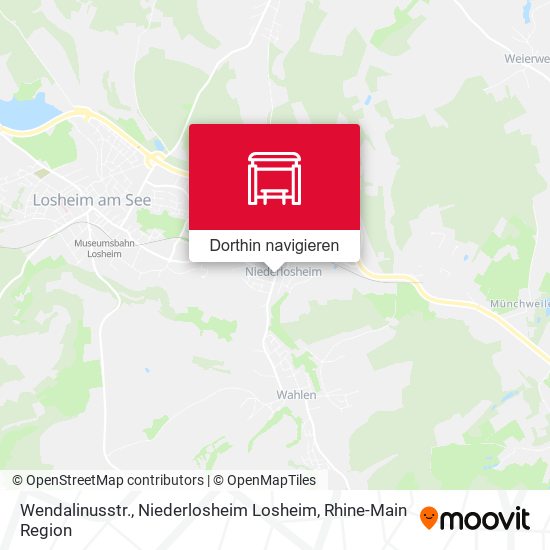 Wendalinusstr., Niederlosheim Losheim Karte