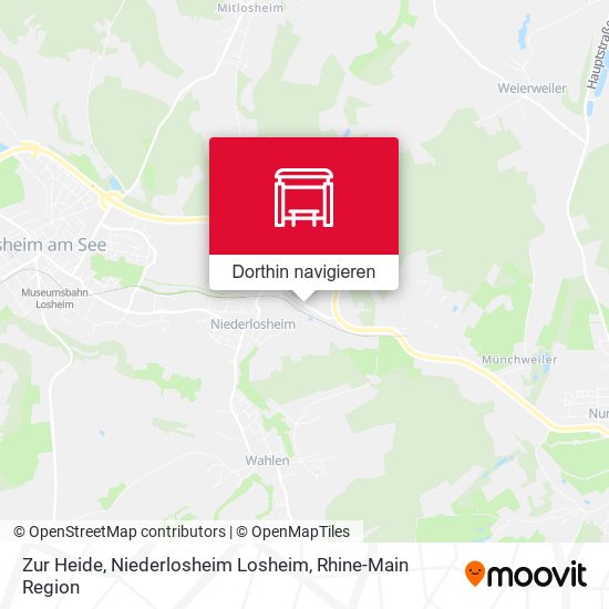 Zur Heide, Niederlosheim Losheim Karte